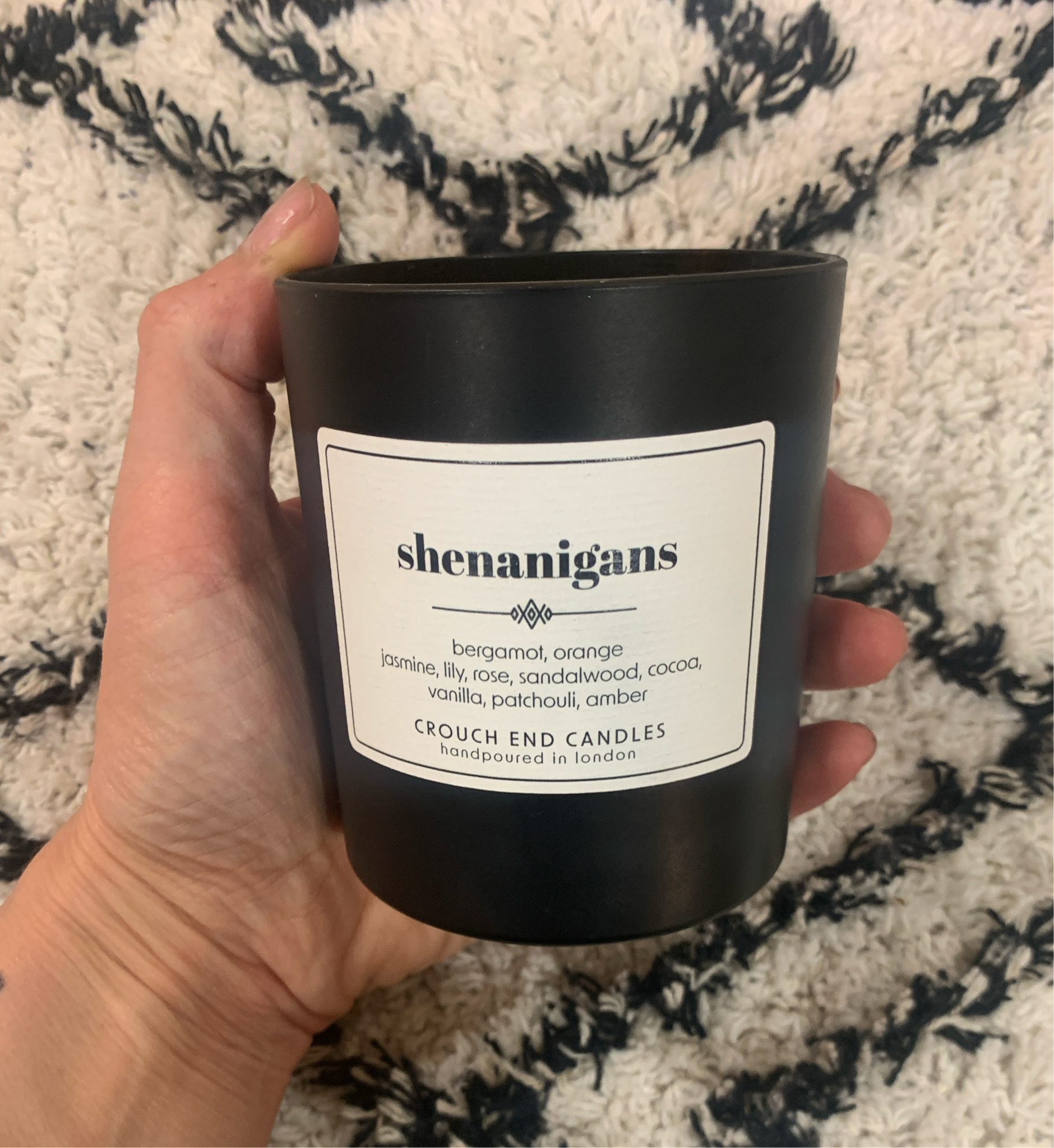 “SHENANIGANS” blood orange, jasmine, Lily, rose, cocoa, vanilla, amber spice, sandalwood candles